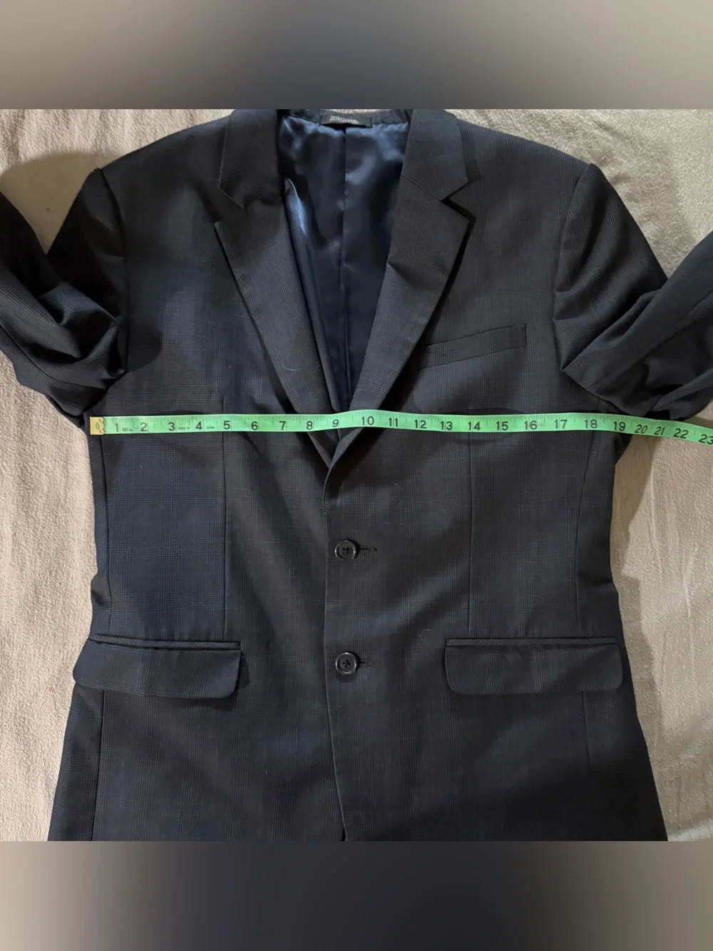 Custom Tailored Men's Charcoal Gray Suit